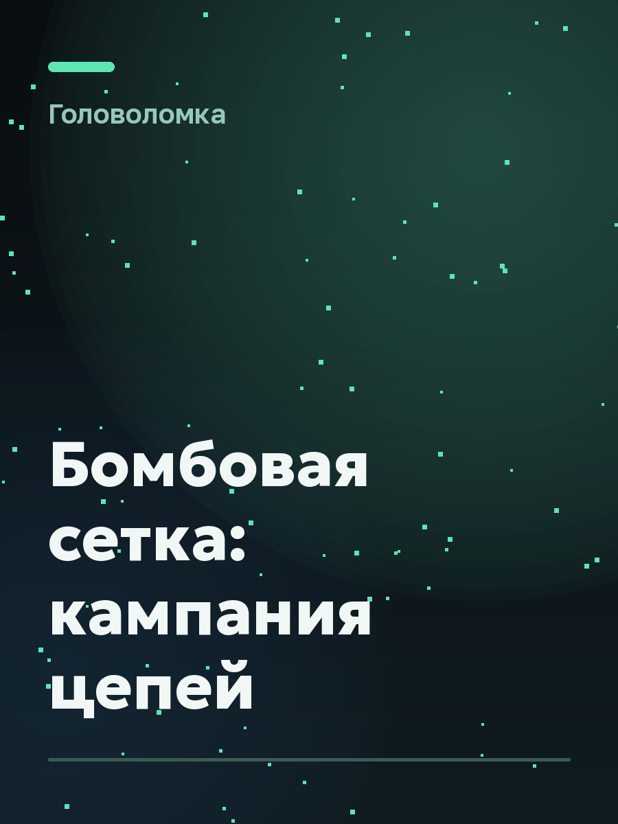 Обложка игры Бомбовая сетка: кампания цепей