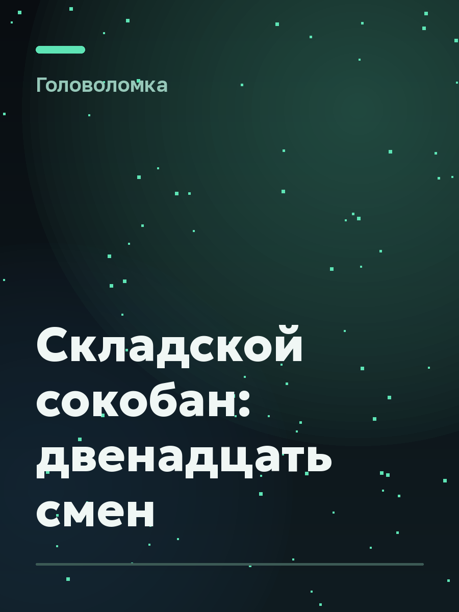 Обложка игры Складской сокобан: двенадцать смен