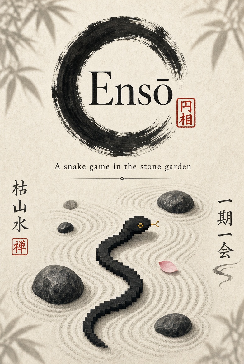 Обложка игры Ensō · Snake of the Stone Garden