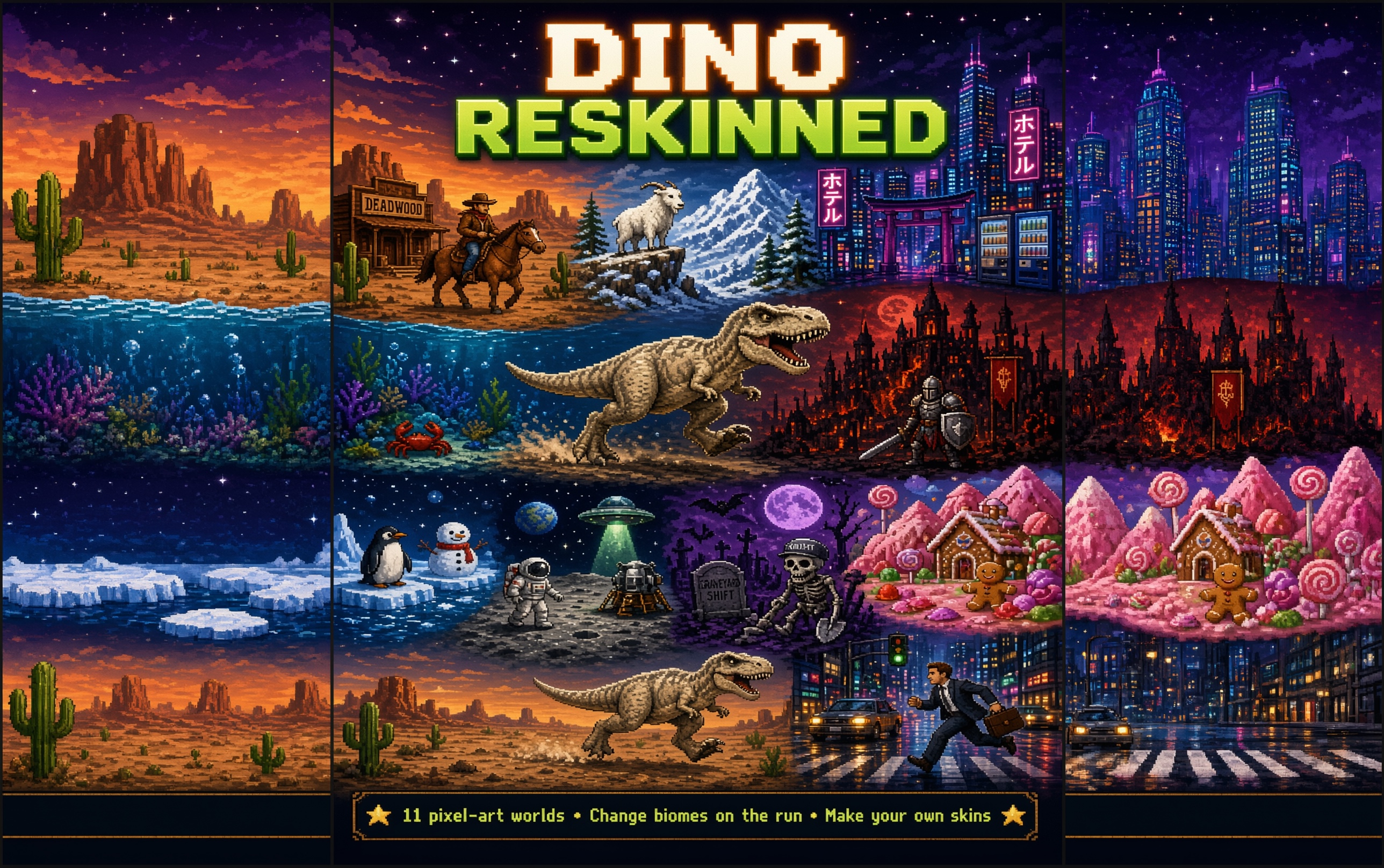 Обложка игры Dino, Reskinned